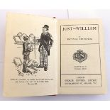 RICHMAL CROMPTON: JUST WILLIAM, [1922] 1st edn, orig cl worn and soiled