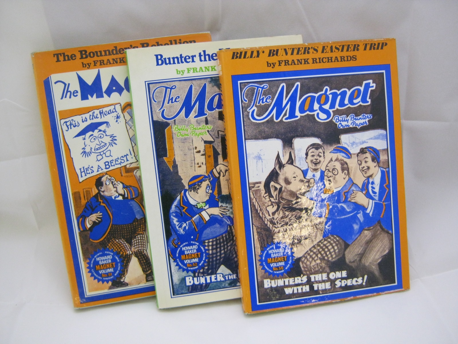 HOWARD BAKER (PUB): MAGNET VOLUME, 1977-78, vols 50-54, 62-63, 4to, orig cl, d/w + ANNUAL VOLUME,