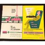 Kenneth Bromfield original British Railways Southern Region travel poster circa 1960, TAKE YOUR