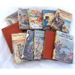 ENID BLYTON, 11 ttls: FIVE GET INTO TROUBLE, 1949, 1st edn, orig cl; FIVE FALL INTO ADVENTURE, 1950,