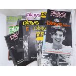 Two boxes: PLAYS AND PLAYERS, circa 1966 to 1977, near complete run including 1966 (12), 1967 (