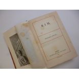 RUDYARD KIPLING: KIM, L, 1901, 1st edn, 10 plts as list, orig cl gt worn and blemished