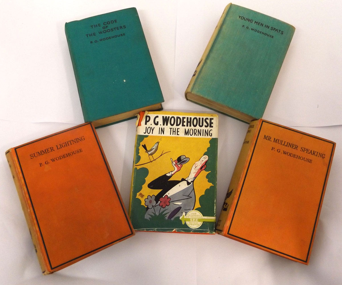 P G WODEHOUSE, 5 ttls: MR MULLINER SPEAKING, 1929, 1st edn, orig cl, d/w; SUMMER LIGHTNING, 1929,