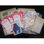 Packet quantity assorted sheet music with illustrated covers + quantity ""Kew"" theatre programmes