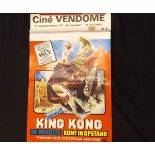 KING KONG, Belgian Film Poster, "Se Revolte Komt In Opstand", approx 22" x 14 1/2", rolled