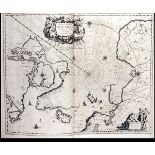 JAN JANSSON: NOVUS ATLAS?, circa 1658-61, 4 vols, lacking ttl pges, spine ttls Belgii/Britannia/