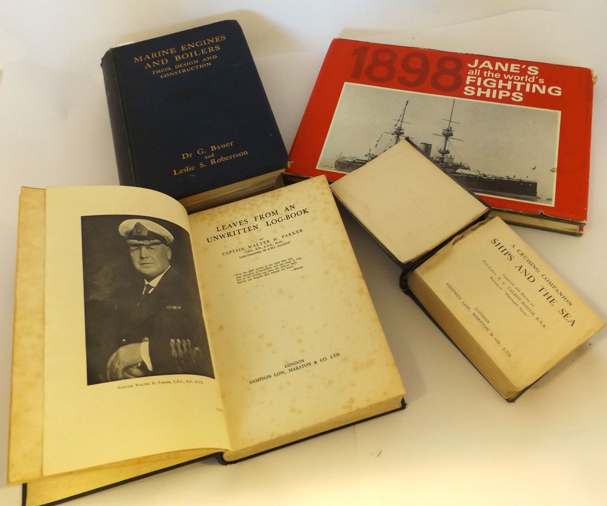 E C TALBOT-BOOTH: A CRUISING COMPANION SHIPS AND THE SEA, [1936], 21 fdg plts, inner jnts split +
