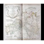 COMPOSITE ATLAS, circa 1751-80, 14 engrd maps including 12 dbl pge, some outline colour, mainly by