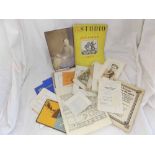 One box: assorted ephemera