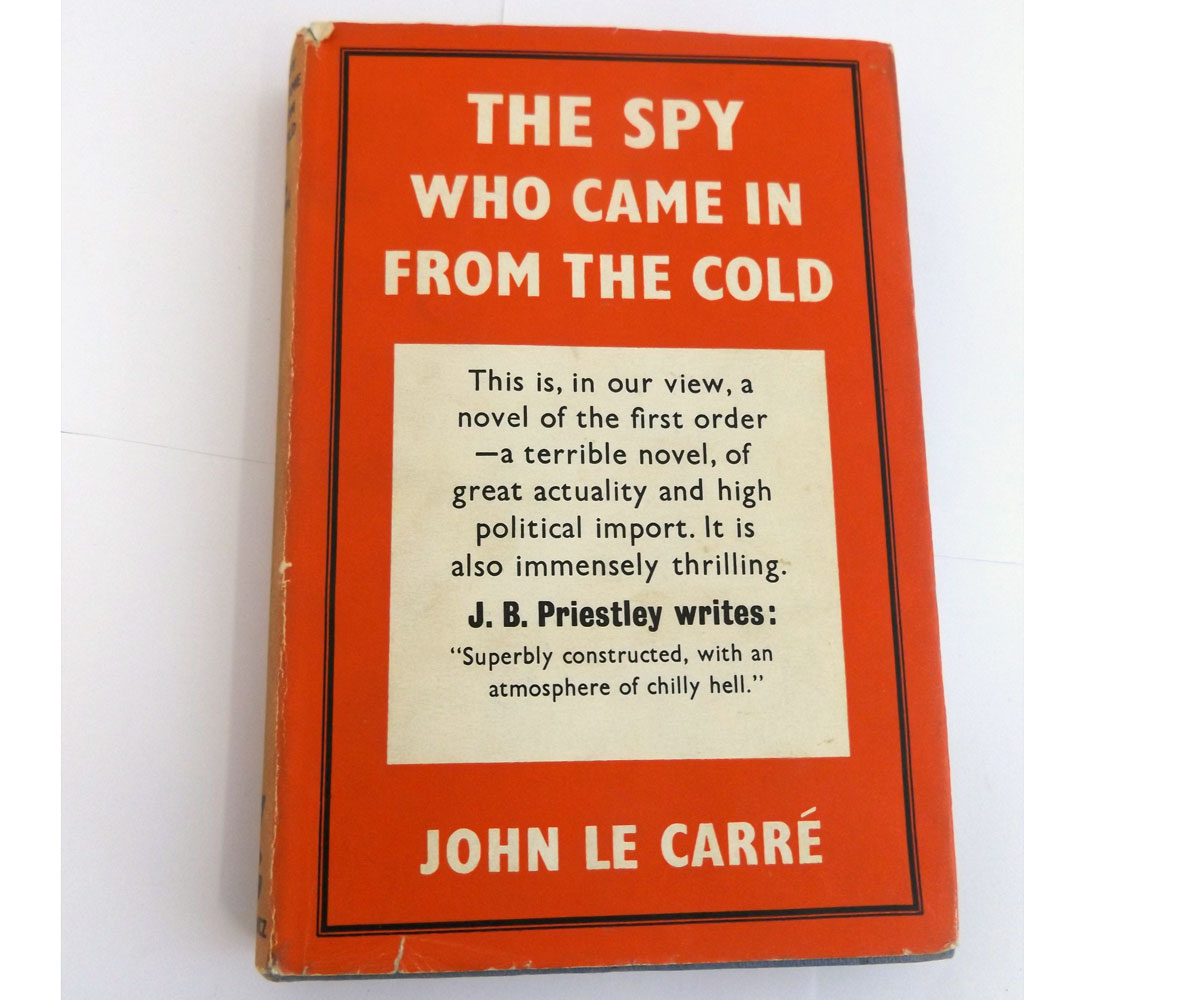 JOHN LE CARR : THE SPY WHO CAME IN FROM THE COLD, 1963, 1st edn, verso of frontis and ttl pge with