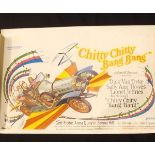 CHITTY CHITTY BANG BANG, Belgian Film Poster, starring Dick Van Dyke etc, approx 14 1/2" x 22" (