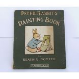 BEATRIX POTTER: PETER RABBIT'S PAINTING BOOK, [1911], 1st edn, 12 col'd ills, other ills not col'd