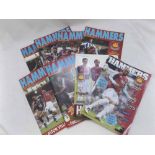 Twenty-eight West Ham United programmes mainly 2000-2001 etc