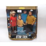 Star Trek Limited Edition 30th Anniversary gift set comprising Barbie and Ken in original costume