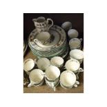 Collection of Copeland Spode "Chinese Rose" Wares, comprises twenty-four Cups in various shapes, Hot