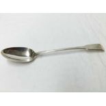 George III Silver Basting Spoon bearing the letter "B" in italics to the handle, London 1810, by