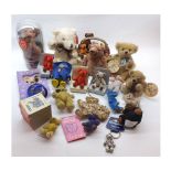 A box containing a large quantity of assorted small modern Bears   30-40