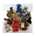 A box containing a quantity of small Collectors Artist type Bears, to include Willow Bears, The Bear