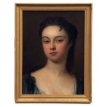 ENGLISH SCHOOL (18TH CENTURY) Portrait of Mrs Monoux Sister of Lady Cope oil on canvas, inscribed