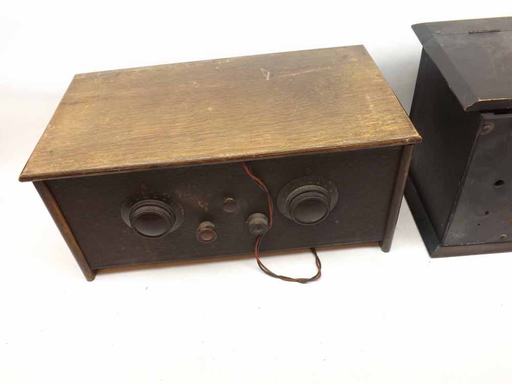 A Cossor Empire Melody Maker wood cased Radio, Model 234 and one other, 17 ½” and 18 ½” wide (2) - Image 3 of 7