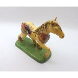 Aynsley “Orchard Gold” model horse, 8” long complete with original box