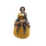 Large ceramic figure marked to base “The Paisley Shawl”, Seneshall 1922, 9” high