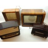 A collection of four various vintage Radios: Murphy and Pye; Wartime Civilian Receiver; GEC (4)