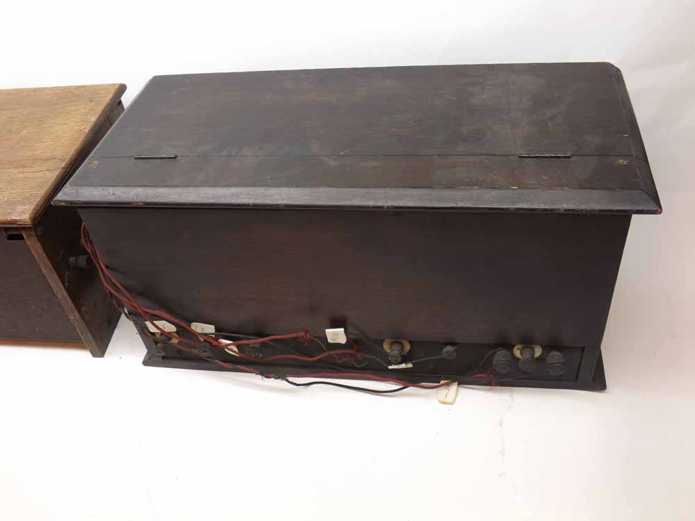 A Cossor Empire Melody Maker wood cased Radio, Model 234 and one other, 17 ½” and 18 ½” wide (2) - Image 5 of 7