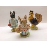 A Mixed Lot of Beswick Beatrix Potter Figures: Pig Wig, Sally Henny Penny and Mrs Tittlemouse,