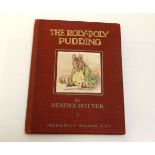 BEATRIX POTTER: THE ROLY-POLY PUDDING, 1908, 1st edn, 1st issue, small 4to, orig cl gt, pict paper