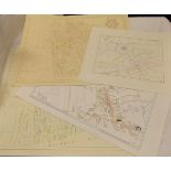 R F GERKEN: 4 hand col'd maps, Wells-next-the-Sea, produced 1984-88, various sizes (4)