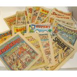 BOX: Good quantity assorted 1970s comics including KNOCKOUT, BUSTER, TOPPER etc