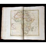 CLEMENT CRUTTWELL: THE NEW UNIVERSAL GAZETTEER [1808], Atlas vols, 28 hand col'd engrd dble pge maps