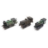 Three Hornby 0 Gauge Tinplate Clockwork Locomotives comprising of Black LNER 623 (A/F), LNER 460