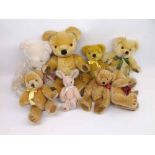 A collection of twelve assorted Merrythought Teddy Bears to include London Gold, Ironbridge Bear,