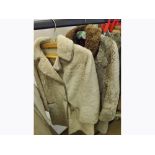 Two Ladies vintage Persian Lamb three-quarter length coats