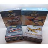 Four Boxed Modern Corgi Aviation Collectables to include: Aviation Archive World War II Attack Night