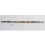 Of Naval Interest: an early 20th Century Glass Novelty Wand, with central black and photograph of