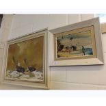 Deakins, signed Oil dated '78 (1978), Sailing Vessels and a further Oil by the same artist depicting