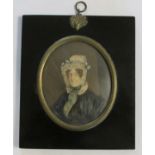 JOSEPH MOSELEY, INSCRIBED AND DATED 1837 VERSO, WATERCOLOUR MINIATURE, Head and Shoulders Portrait