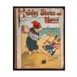 LOUIS WAIN (ILL): HOLIDAY STORIES AND RHYMES, L, E Nister, [1909], 1st edn, mntd col'd frontis, orig