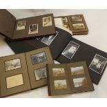 One Box: assorted Snapshot Photograph Albums circa 1920s-1950s