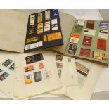 Large collection of Matchbox Labels in two scrap albums and mntd on sheets, many hundreds of