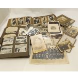 One Box: Vintage Photographs, Snapshot Albums etc including circa mid-20th Century Album