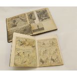 A WWI Album containing an interesting collection of Press Cuttings grouped into actions