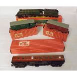 Boxed Hornby Dublo locomotive and tender “Golden Fleece” No 2211 together with Hornby Dublo