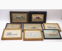 Thomas Stevens, Coventry & London woven Silk pictures or Stevengraphs , entitled “The Last Lap”, “
