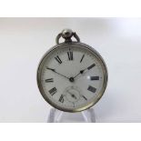 Last quarter of the 19th Century Silver cased open face key-wind cylinder Watch, Atlantic Watch