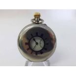 Late 19th Century Silver cased open face keyless Half Hunter Pocket Watch, Chas Frodsham – 84