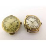 Mixed lot comprising a 9ct Gold Ladies Wristwatch, Dreadnought 272633, the 15-jewel movement to a